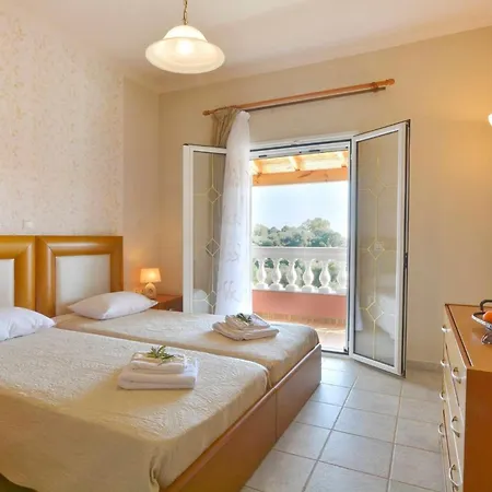 Tranquil Corfu 3 Bedrooms Chrinos Gated Pool Villa *